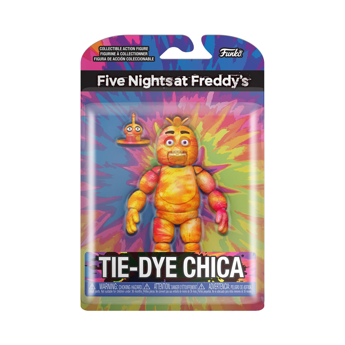 Funko Pop! Five Nights at Freddy’s Tie-Dye Chica Action Figure – 5-Inch Vinyl Collectible