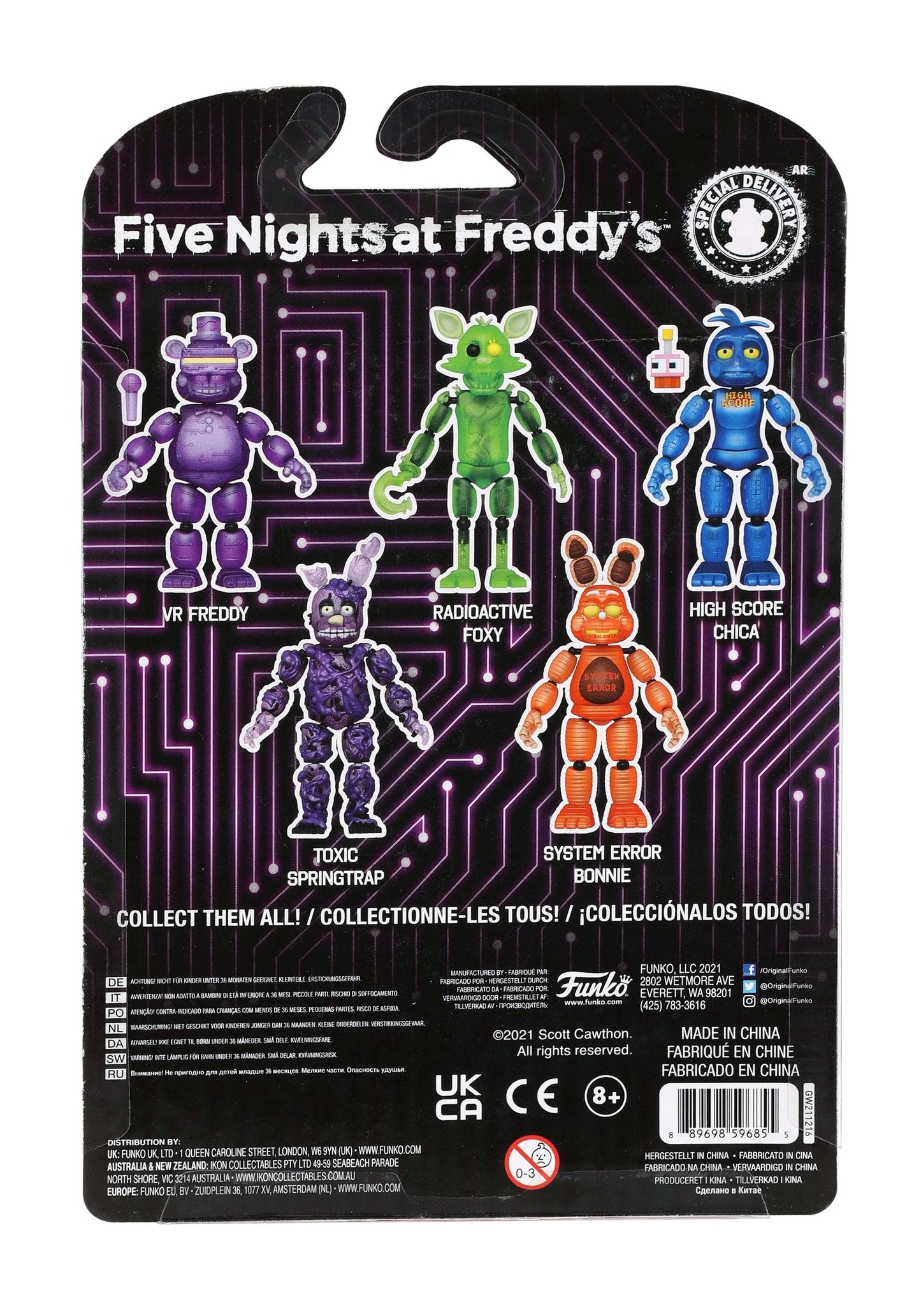 Funko Pop! System Error Bonnie Glow-in-the-Dark Figure – Five Nights at Freddy's