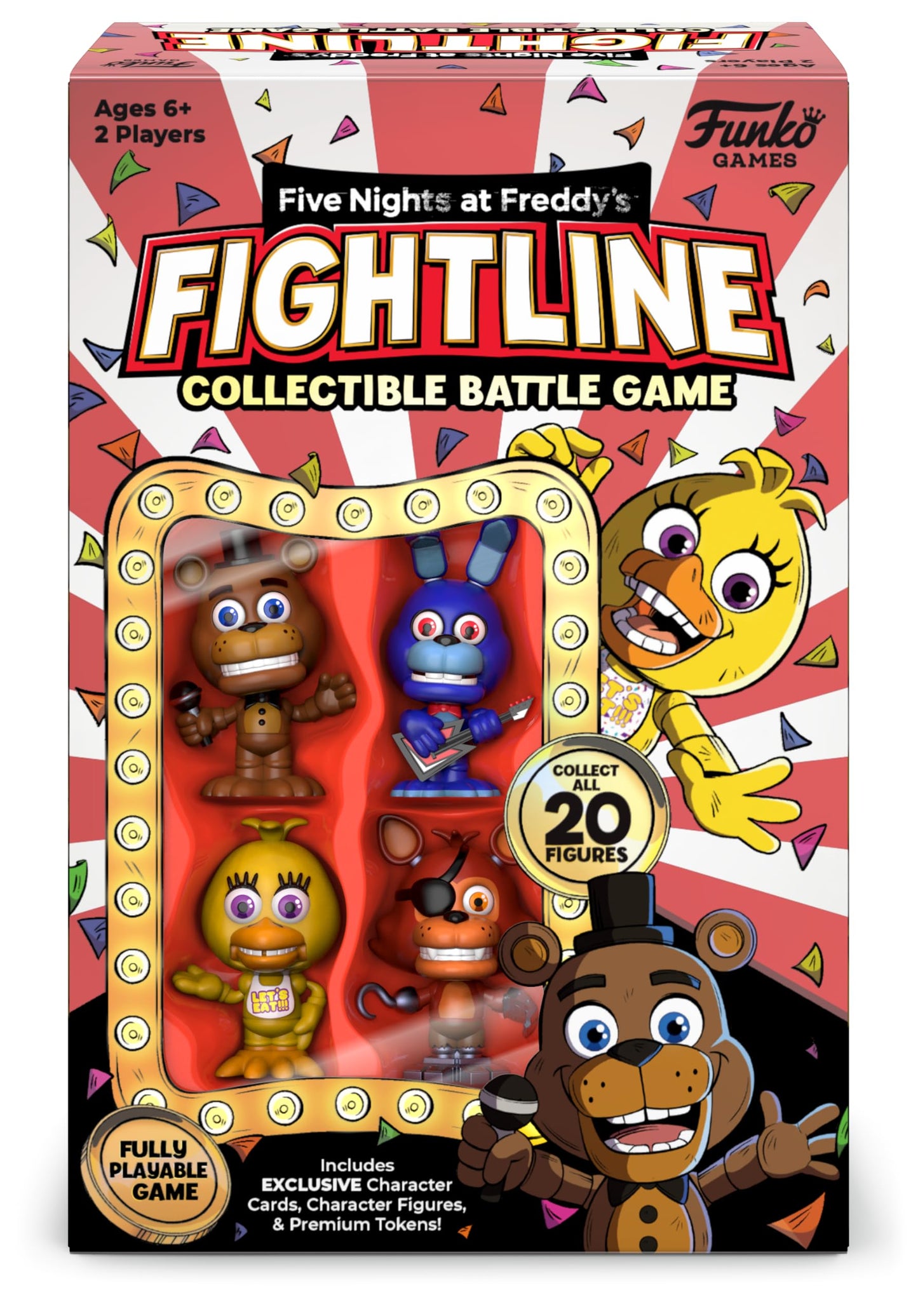 Funko Five Nights at Freddy's FightLine Premier Pack – Two-Player Collectible Game | Funko Games