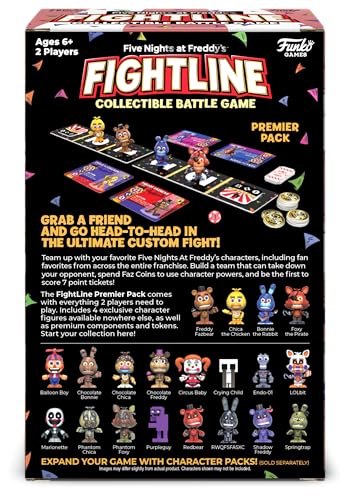 Funko Five Nights at Freddy's FightLine Premier Pack – Two-Player Collectible Game | Funko Games