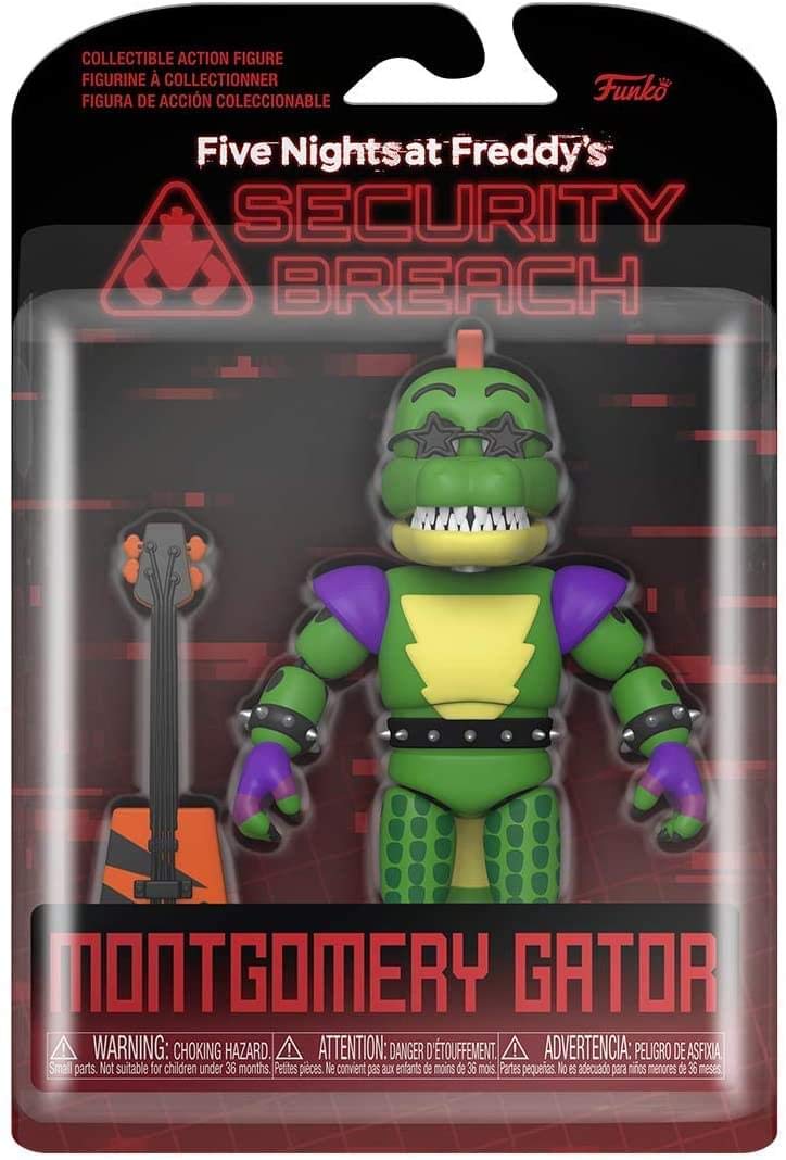 Funko FNAF PizzaPlex Montgomery Gator Action Figure – Official Five Nights at Freddy's Collectible