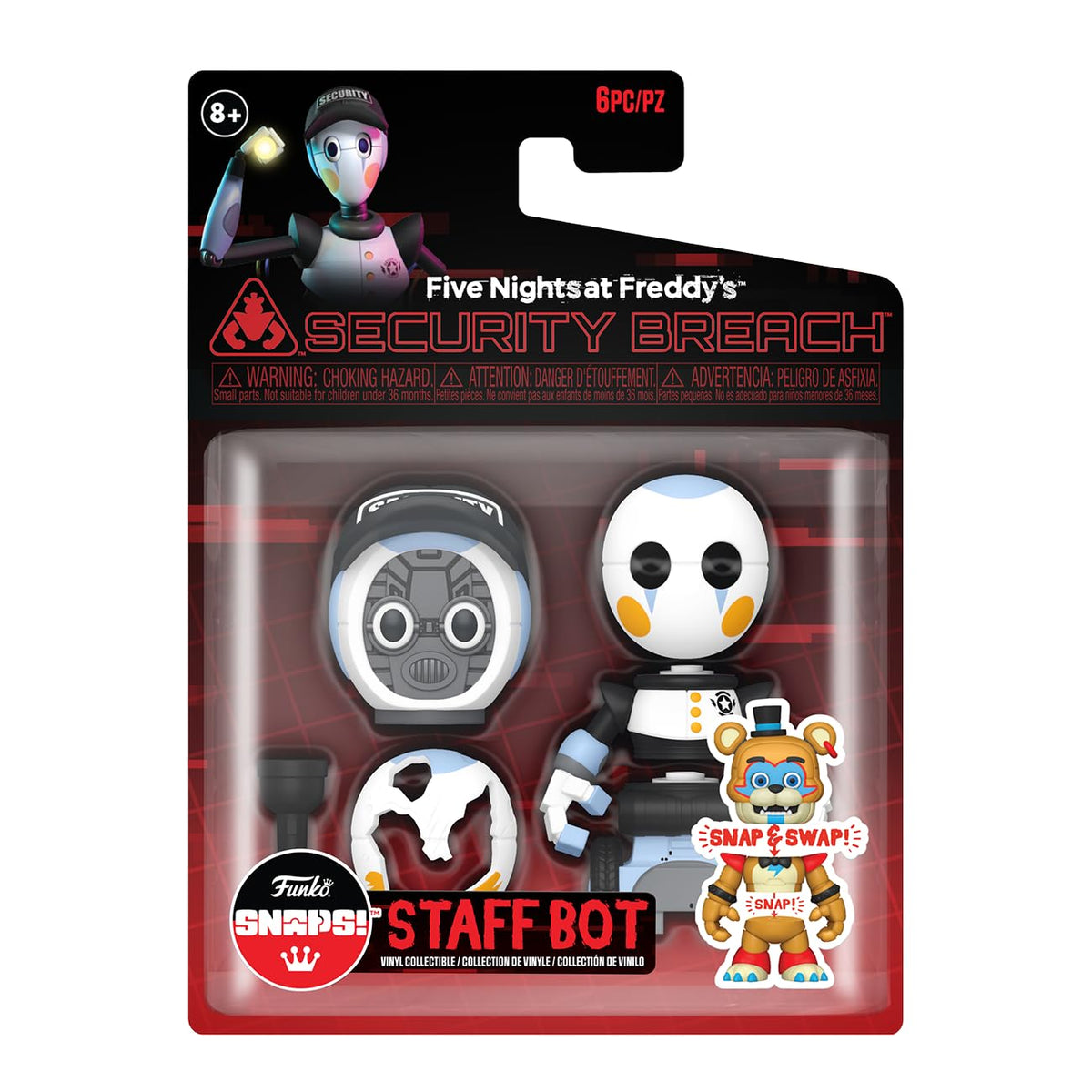 Funko FNAF Snap: Rock n' Roll Staff Bot – Collectible Vinyl Figure | Official Merchandise
