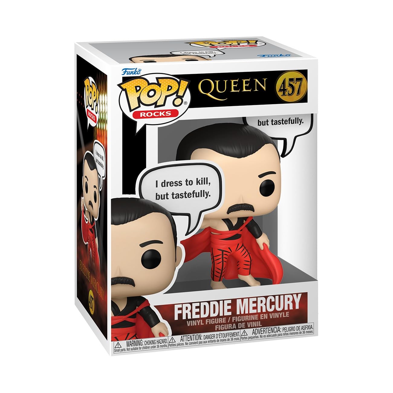 Funko Pop! Sayings Freddie Mercury – Queen Collectible Vinyl Figure | Official Merchandise