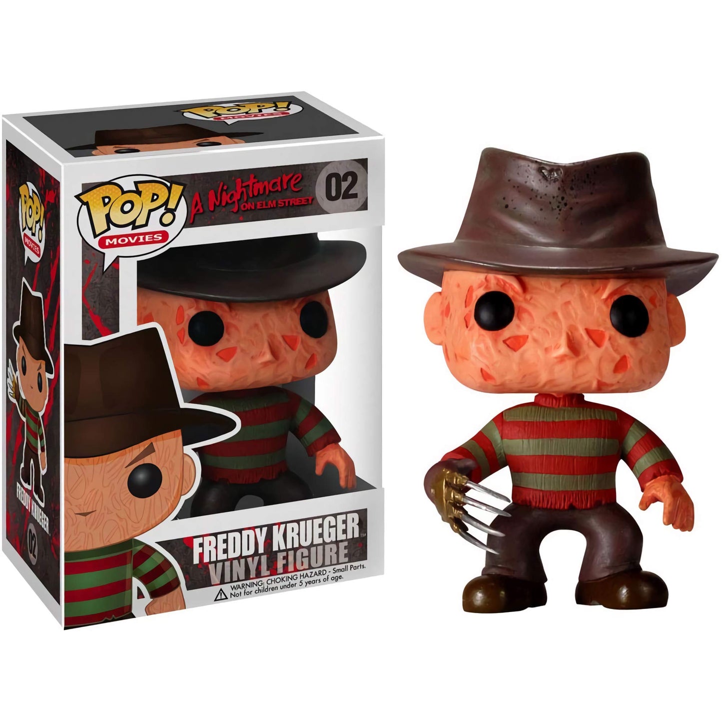 Funko Freddy Krueger POP! Vinyl Figure & PET Protector Bundle – Nightmare on Elm Street