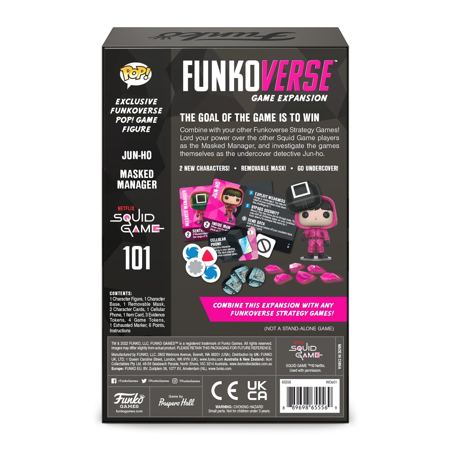 Funko Funkoverse Squid Game 101 Expansion – Two Characters in One + Exclusive Pop