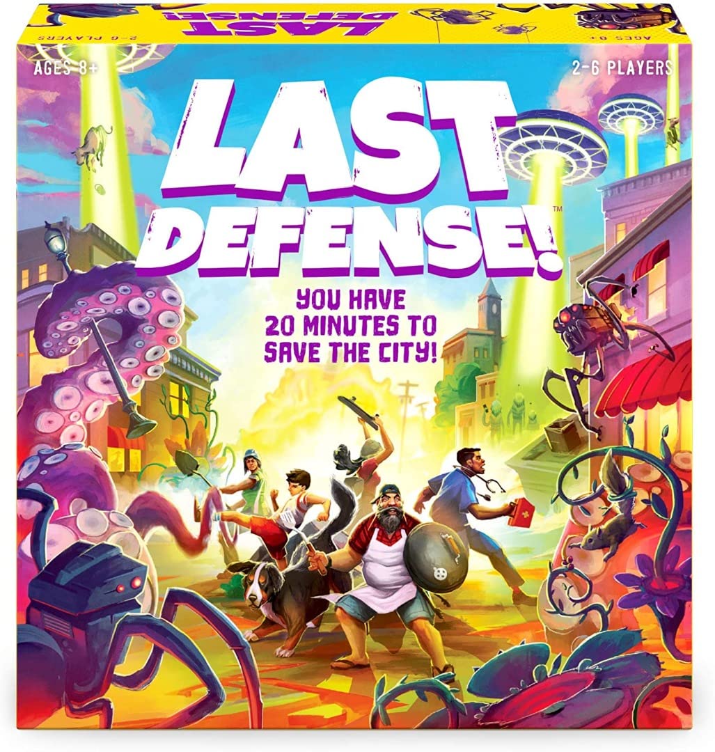 Funko Games Last Defense – Light Strategy Cooperative Board Game for 2-4 Players (Ages 10+)