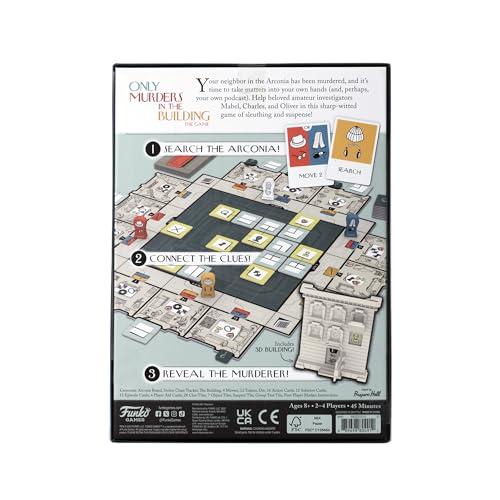 FUNKO GAMES: Only Murders in The Building Game — Cooperative Mystery for 2-4 Players