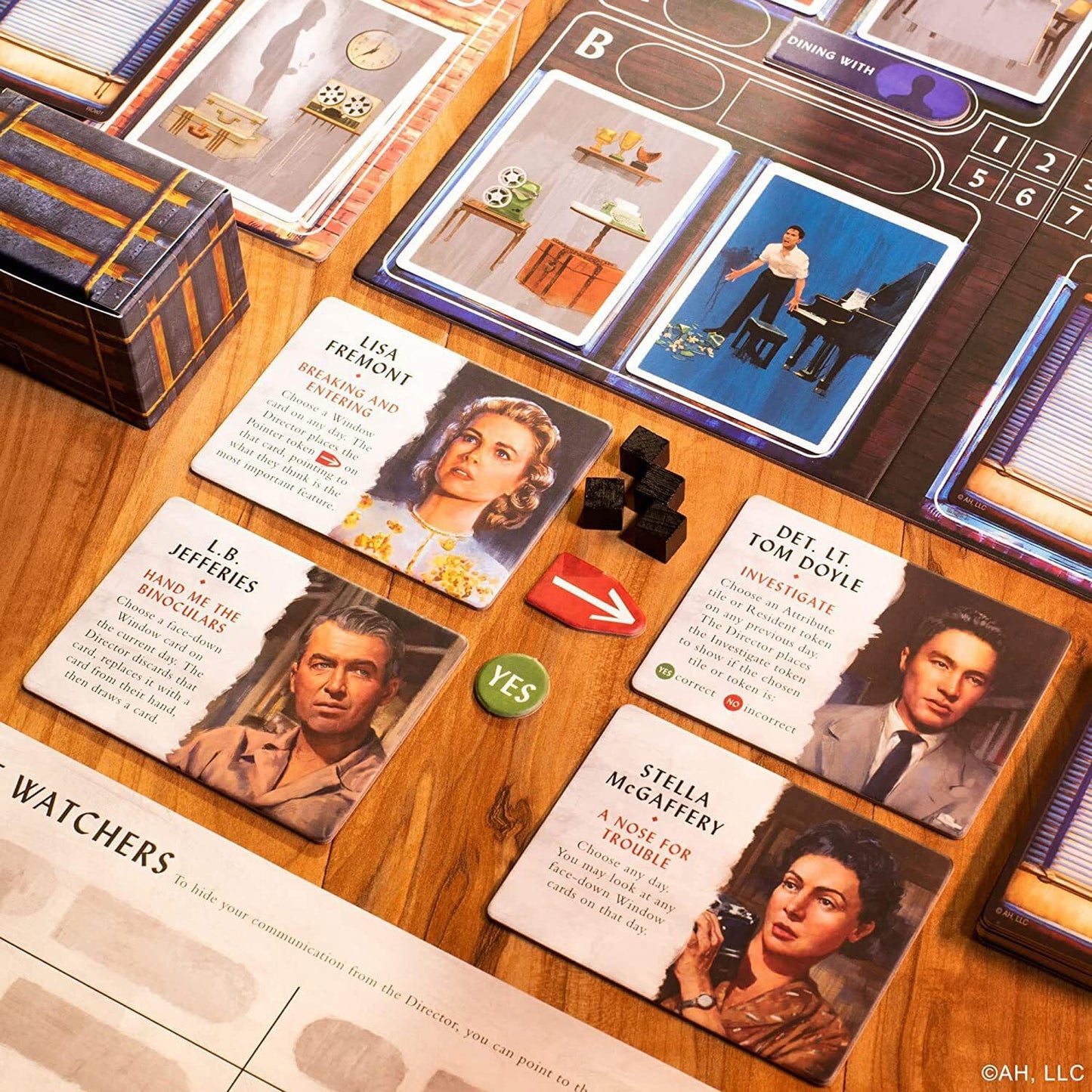 Funko Games Rear Window Game – Deduction Board Game for 3-5 Players by Prospero Hall | 40-Minute Mystery