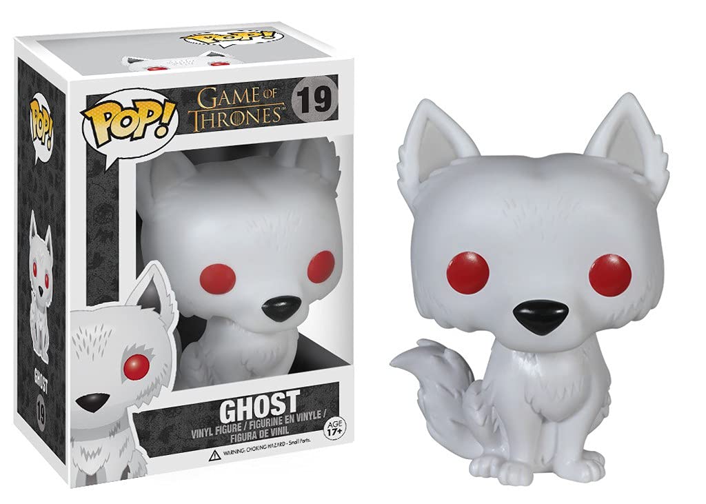 Funko POP! Game of Thrones Ghost Vinyl Figure – 3.75-Inch Collectible
