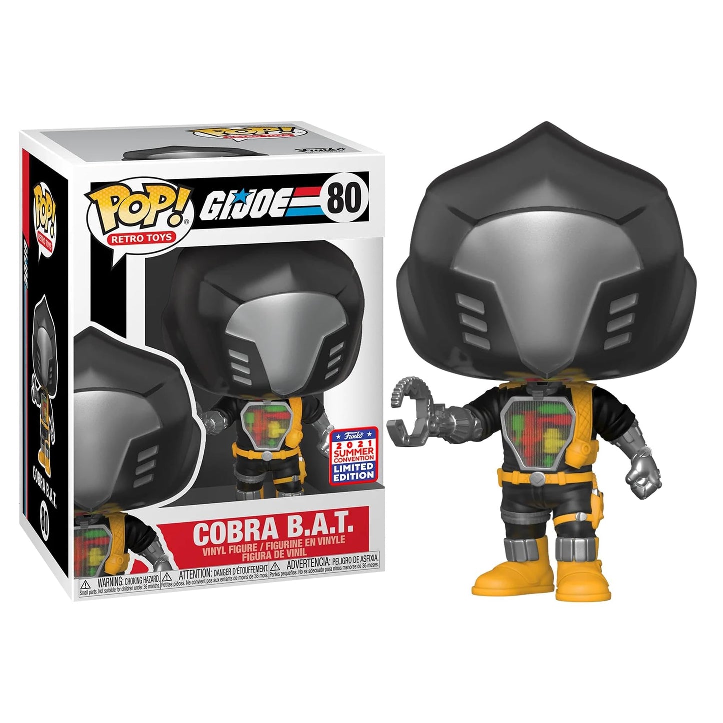 Funko G.I. Joe POP Cobra B.A.T. Figure – 3.75-Inch Collectible Vinyl