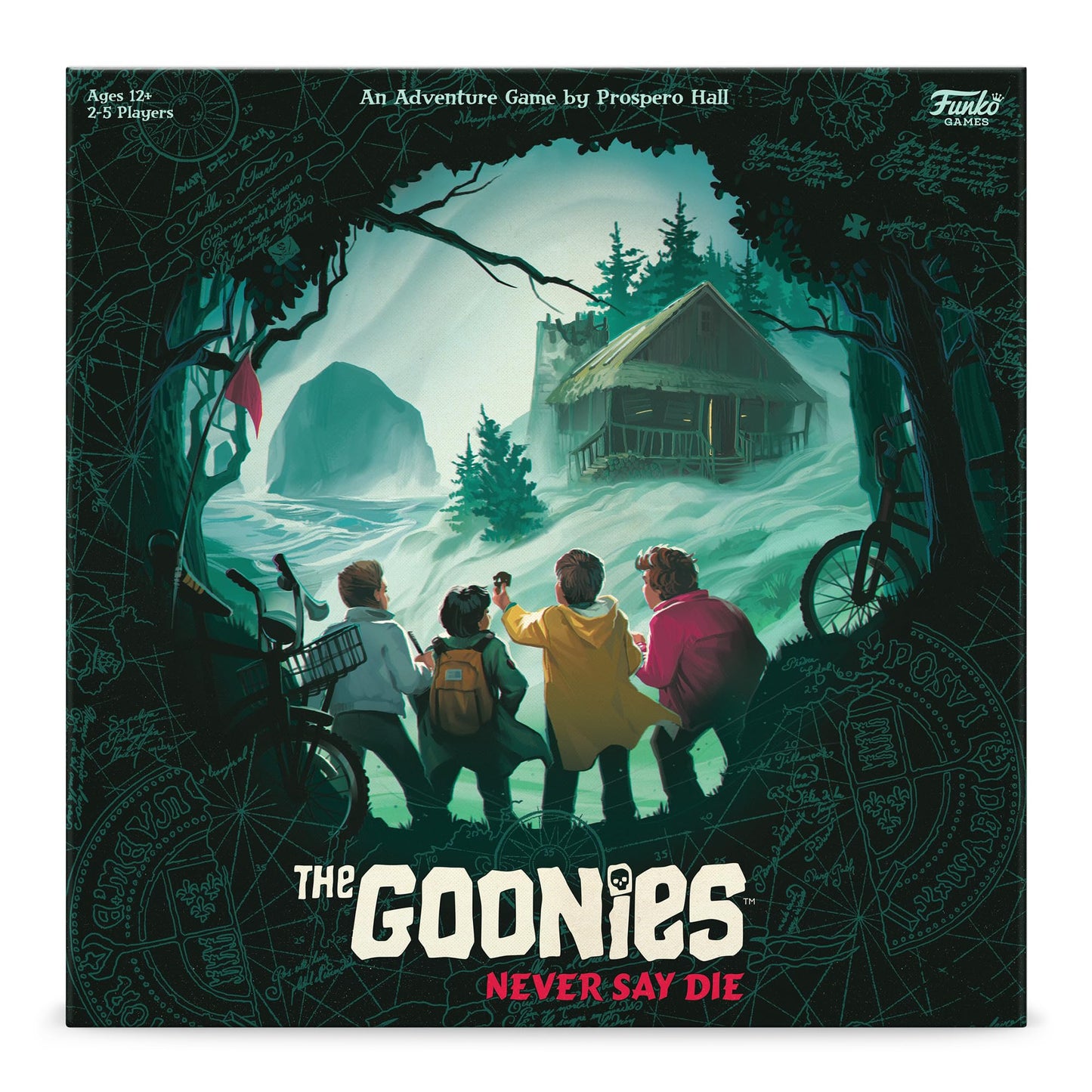Funko The Goonies: Never Say Die Game – Cooperative Adventure Board Game (2–5 Players, 50 Min)