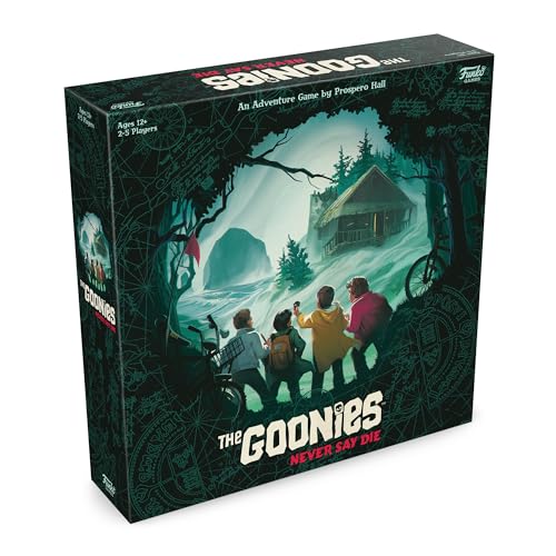 Funko The Goonies: Never Say Die Game – Cooperative Adventure Board Game (2–5 Players, 50 Min)