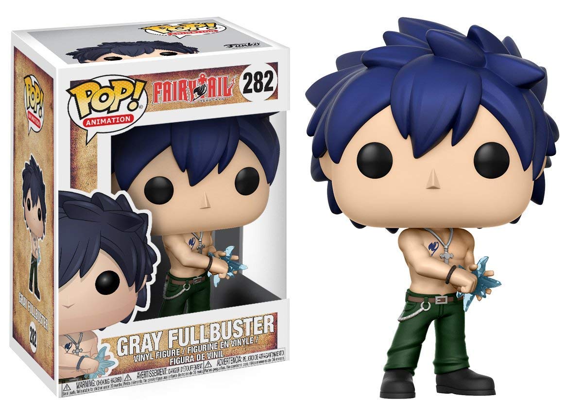 Funko Pop Anime Fairy Tail Gray Fullbuster Vinyl Figure – Collectible 3.75-Inch Stylized Figure