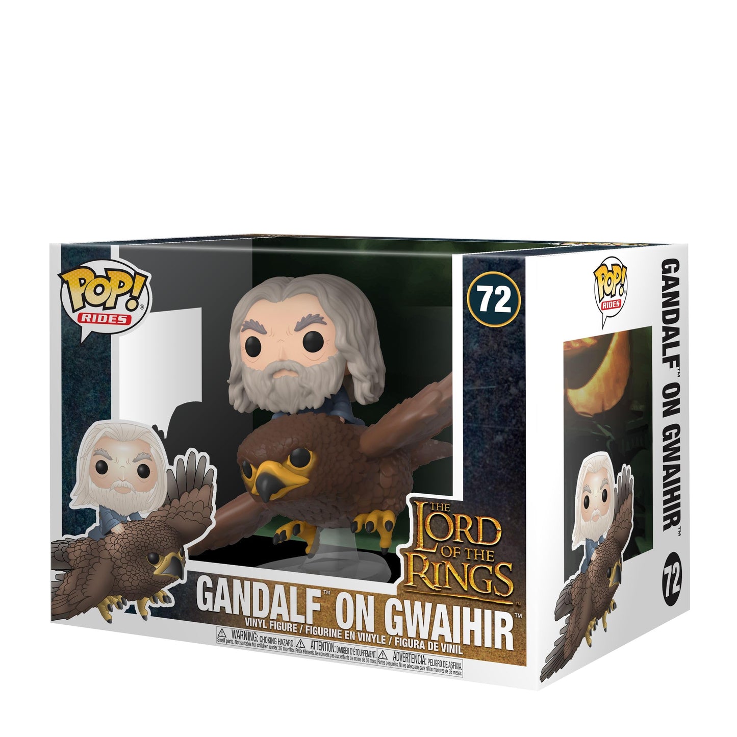 Funko 40869 POP Rides: Gwaihir with Gandalf Pop Ride Figure | LOTR Collectible