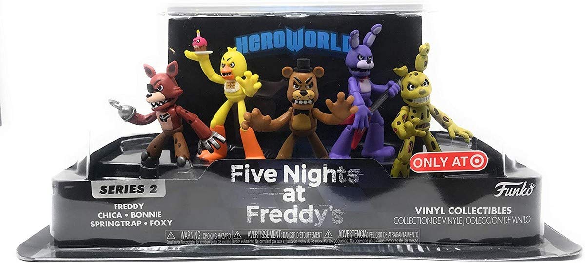 Funko Hero World FNAF Original Crew 5 Pack – Exclusive Five Nights at Freddy's Figures