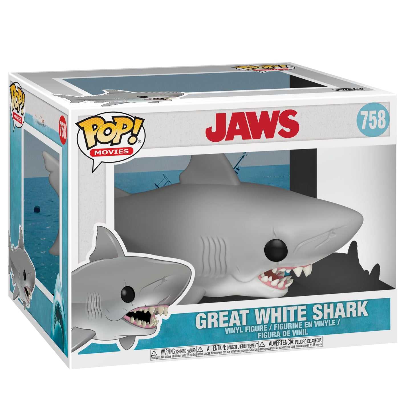 Funko POP! Jaws 6-inch – Multicolor Collectible Figure