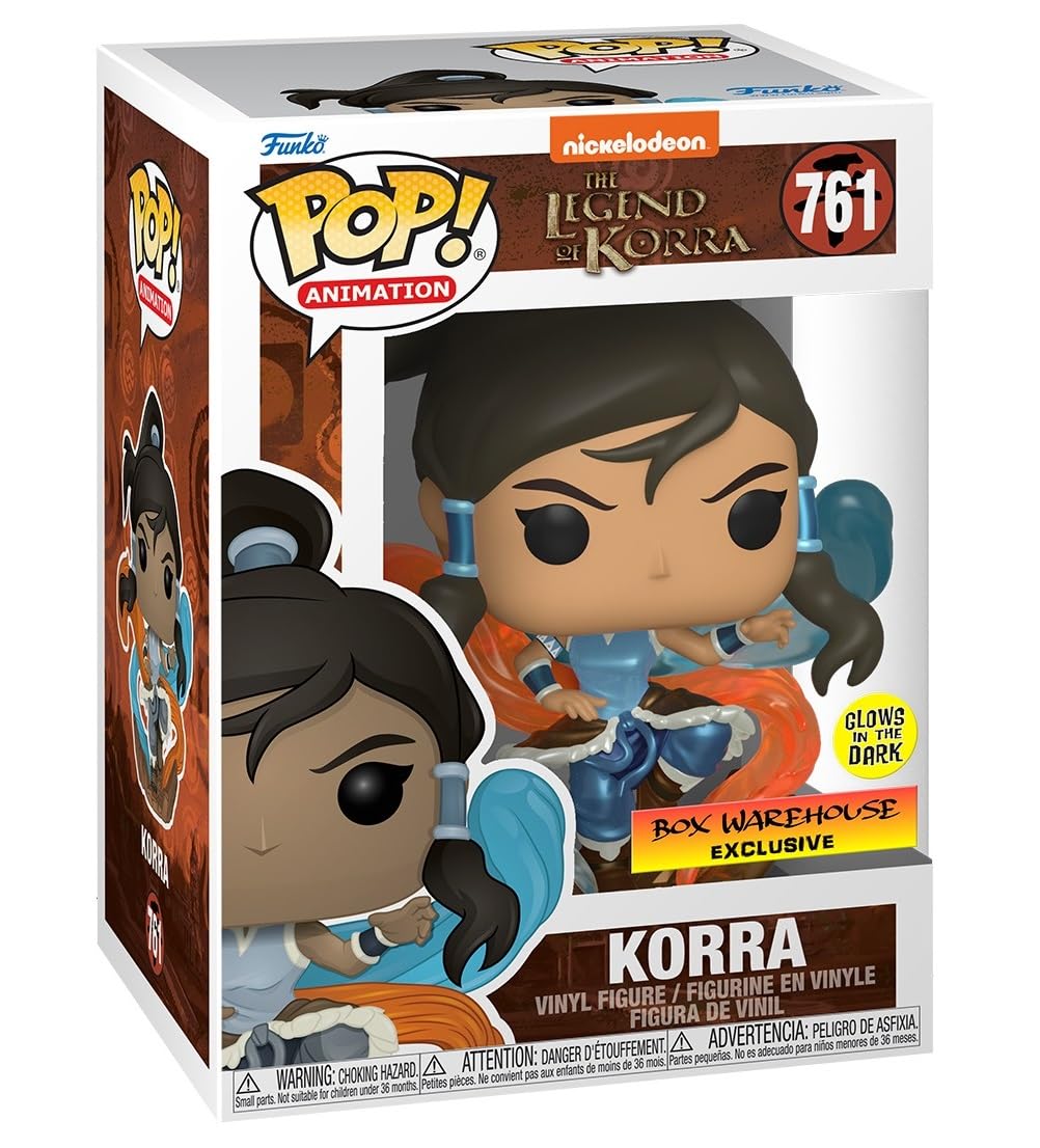 Funko POP! Legend of Korra – Korra (Glow in the Dark & Metallic) Exclusive, 3.75-Inch