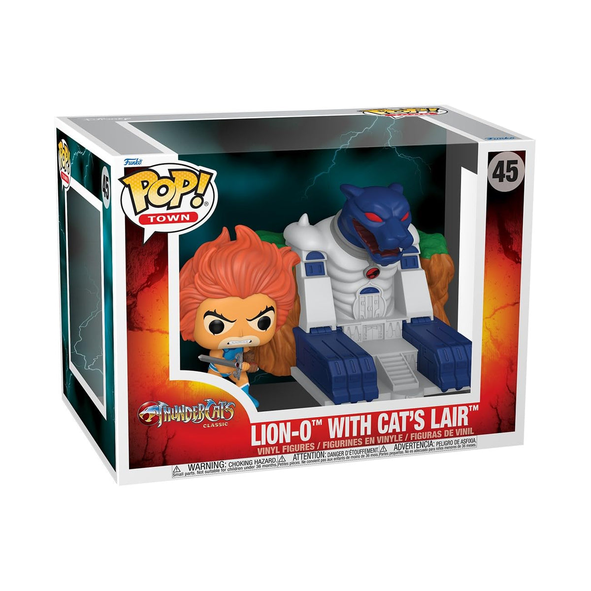 Funko Pop Town Lion-O with Cat's Lair – Thundercats Vinyl Figure | Official Merchandise