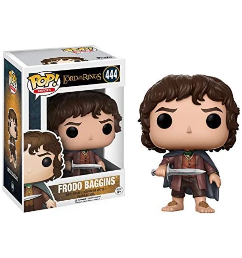 Funko POP Movies Frodo Baggins Vinyl Figure – The Lord of the Rings, 3.75"