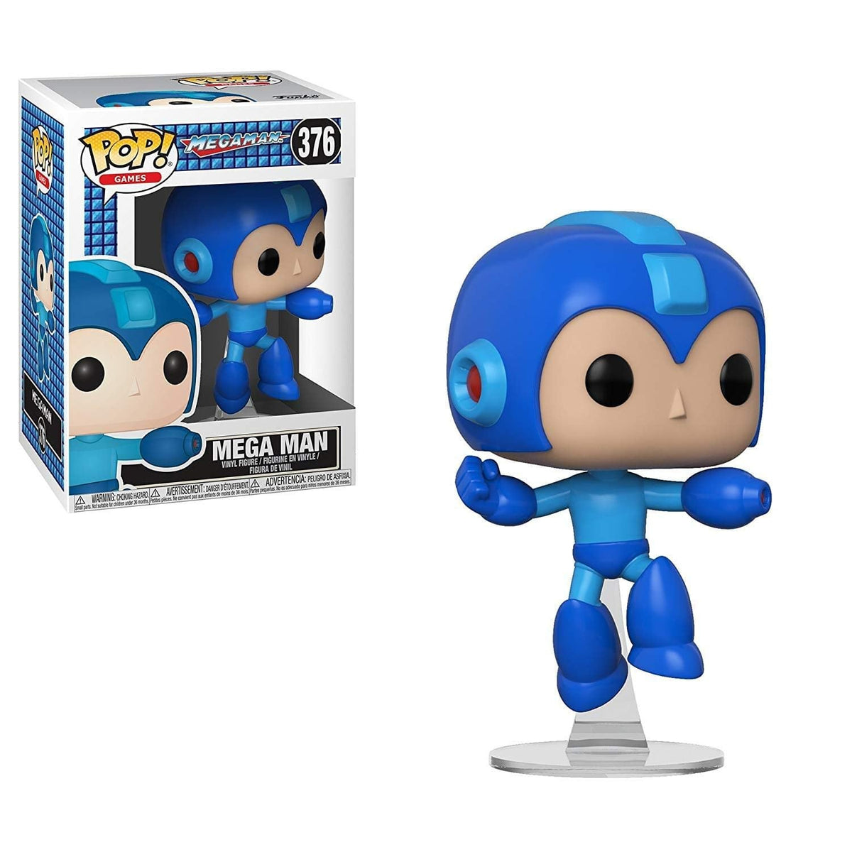 Funko Pop Games: Megaman Jumping Megaman Figure – 3.75-Inch Multicolor Collectible