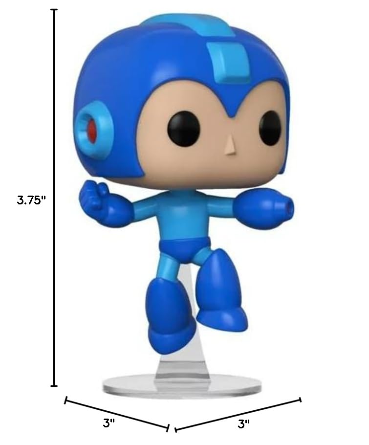Funko Pop Games: Megaman Jumping Megaman Figure – 3.75-Inch Multicolor Collectible