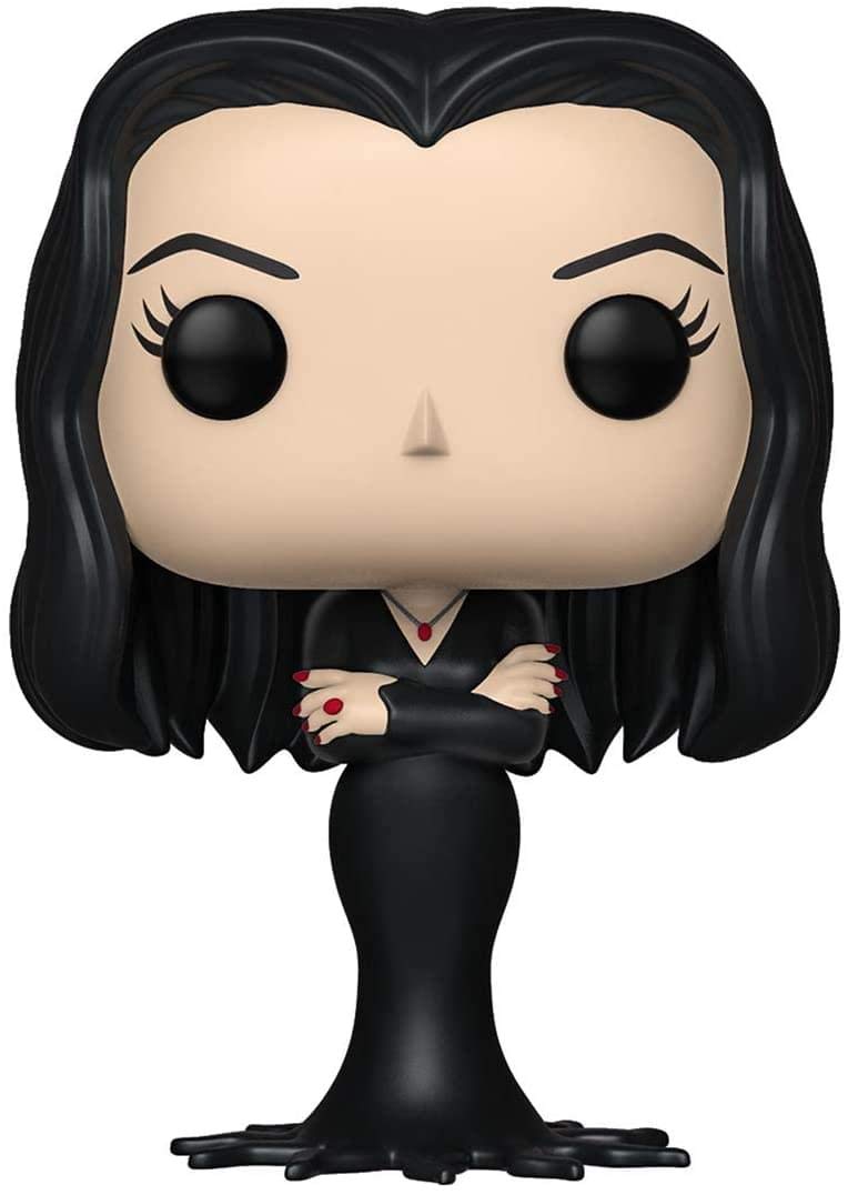 Funko Pop! TV: The Addams Family Morticia – Multicolor Figure, 3.75-Inch Collectible
