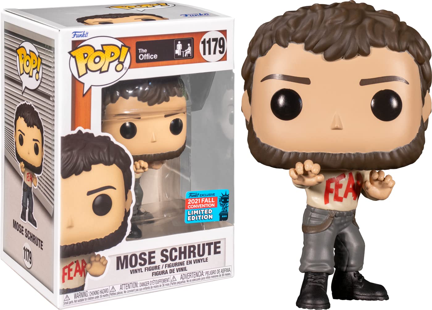 Funko The Office Mose Schrute FEAR #1179 – NYCC 2021 Exclusive POP