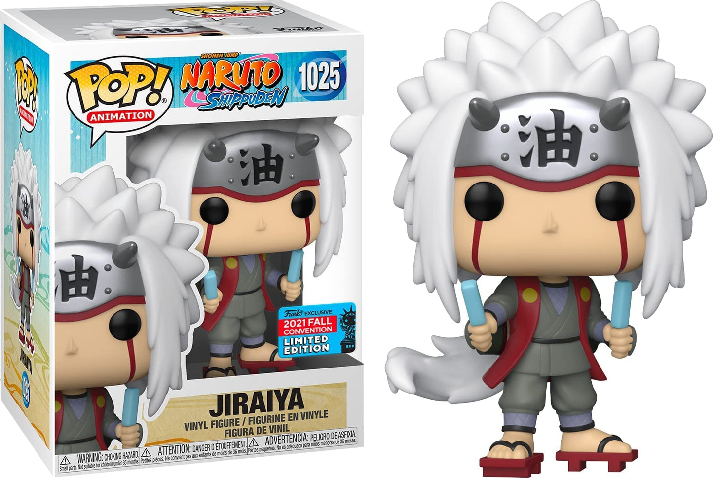 Funko Pop! Naruto Shippuden Jiraiya with Popsicle - 2021 Fall Convention Exclusive Vinyl #1025
