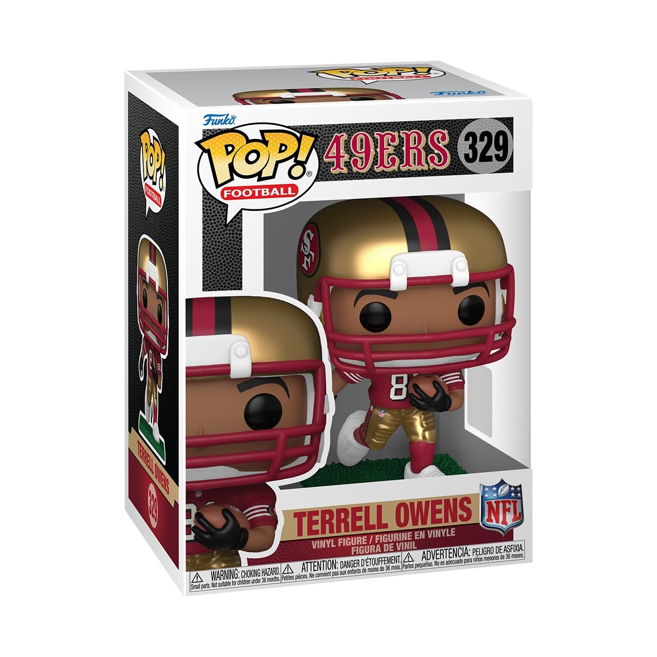 Funko Pop! NFL Legends Terrell Owens (49ers) – Collectible Vinyl Figure | Official Merchandise
