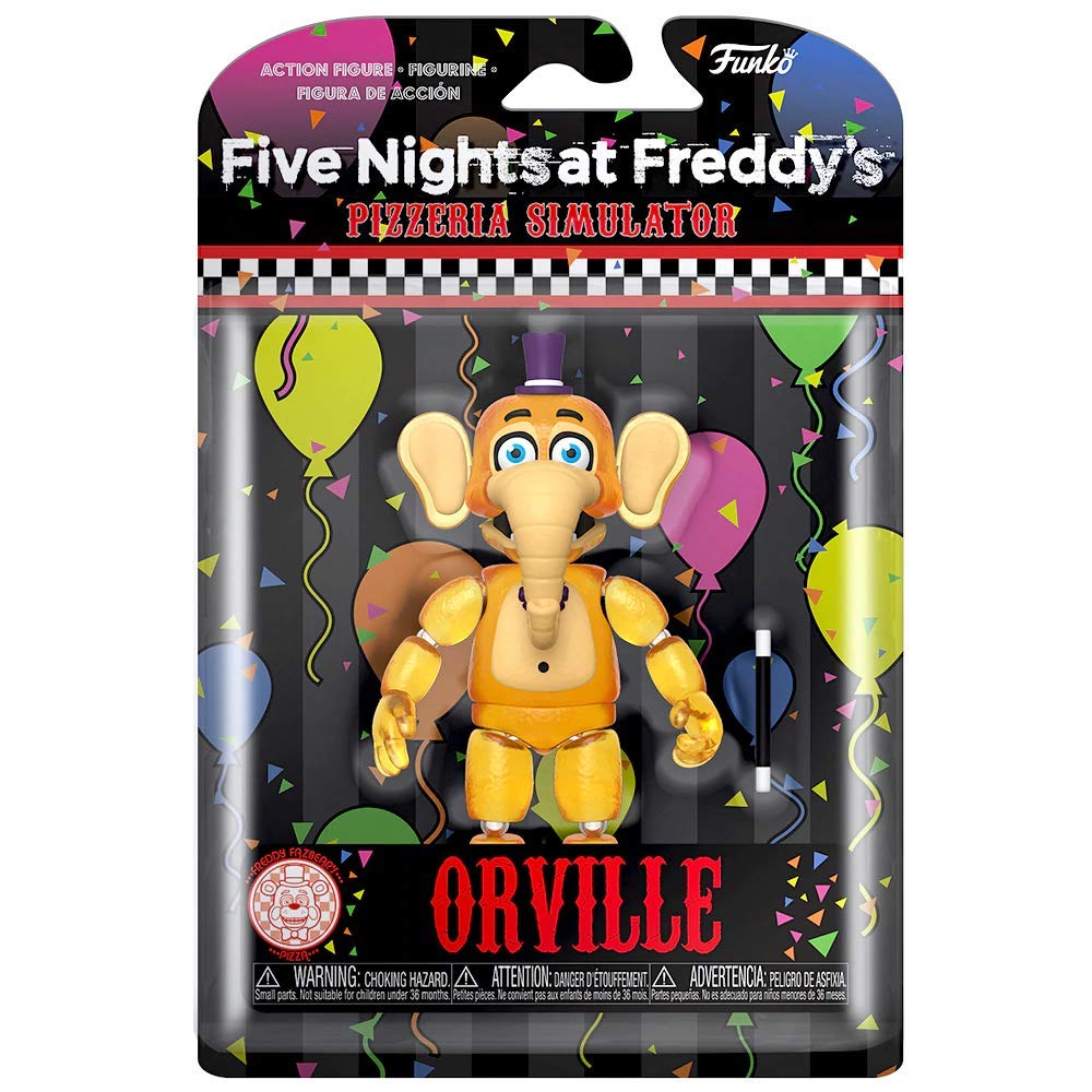 Funko Orville Elephant Figure – Five Nights at Freddy's Pizza Simulator, 4-Inch