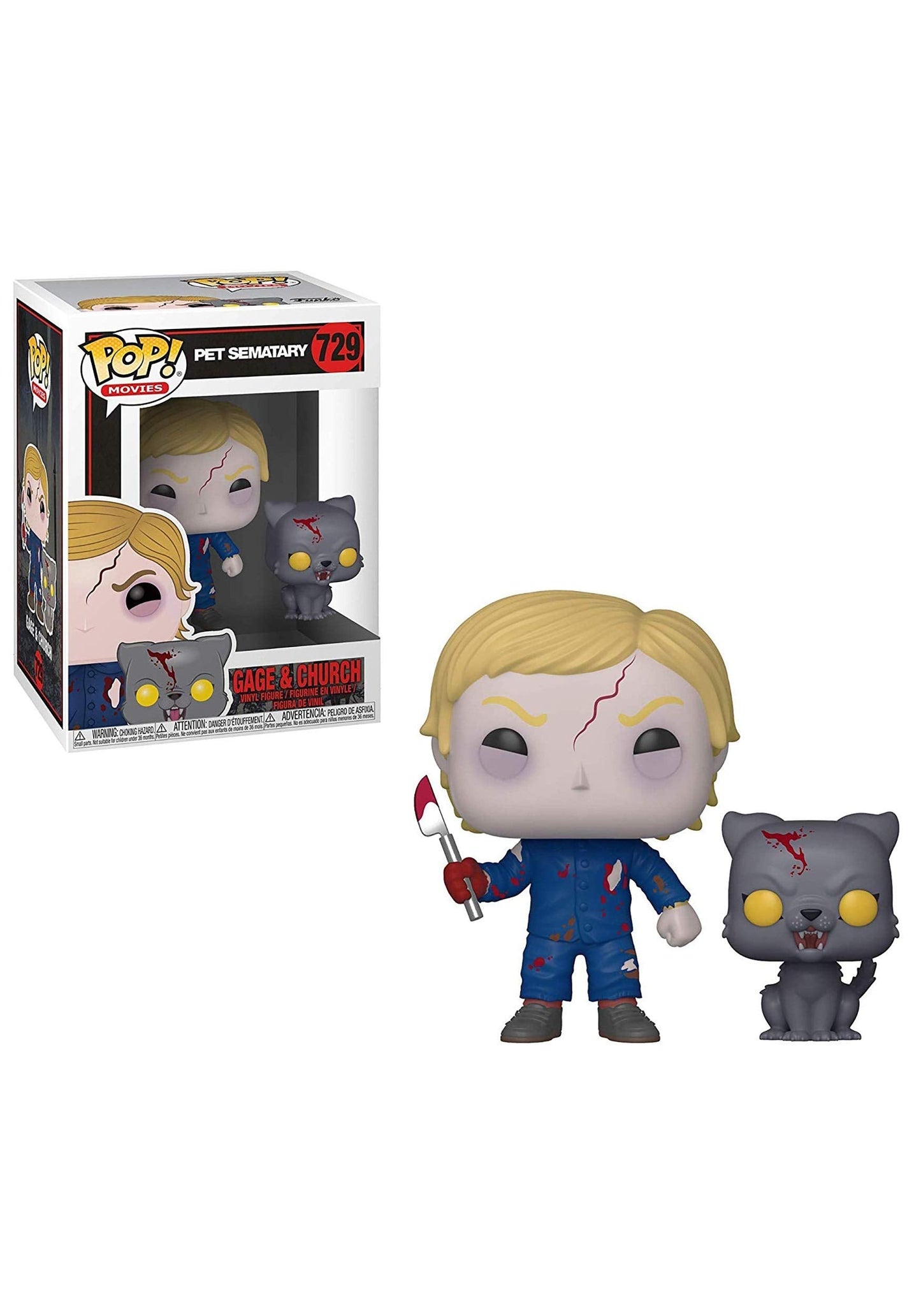 Funko POP and Buddy: Pet Sematary – Undead Gage and Church Vinyl Figure