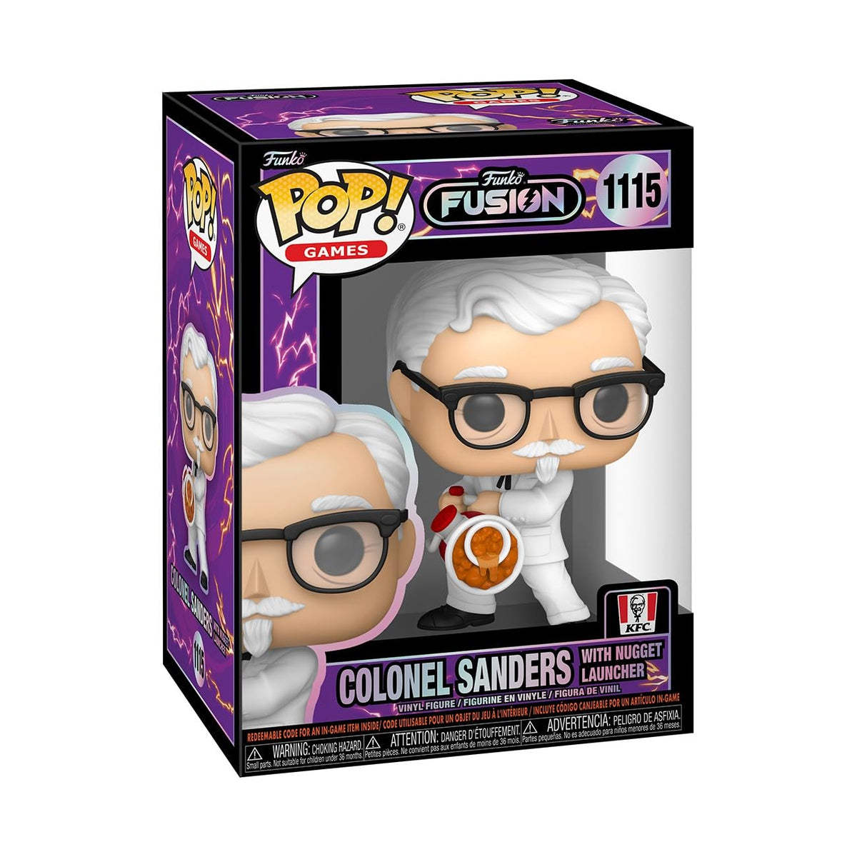 Funko Pop! Ad Icons Fusion Colonel Sanders – 1/6 Gold Chase Variant – Official Merchandise