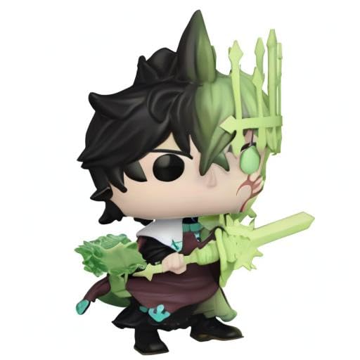Funko Pop! Animation: Black Clover Yuno Spirit of Zephyr Glow-in-The-Dark PX Vinyl Figure — 4.8-Inch Collectible
