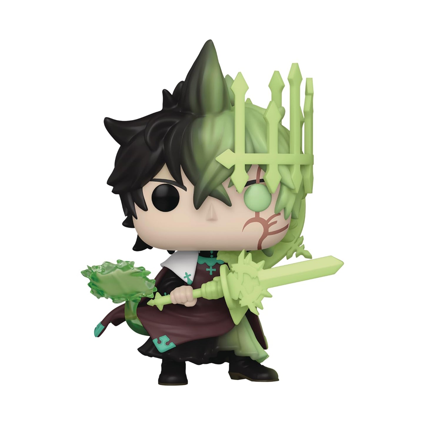 Funko Pop! Animation: Black Clover Yuno Spirit of Zephyr Glow-in-The-Dark PX Vinyl Figure — 4.8-Inch Collectible