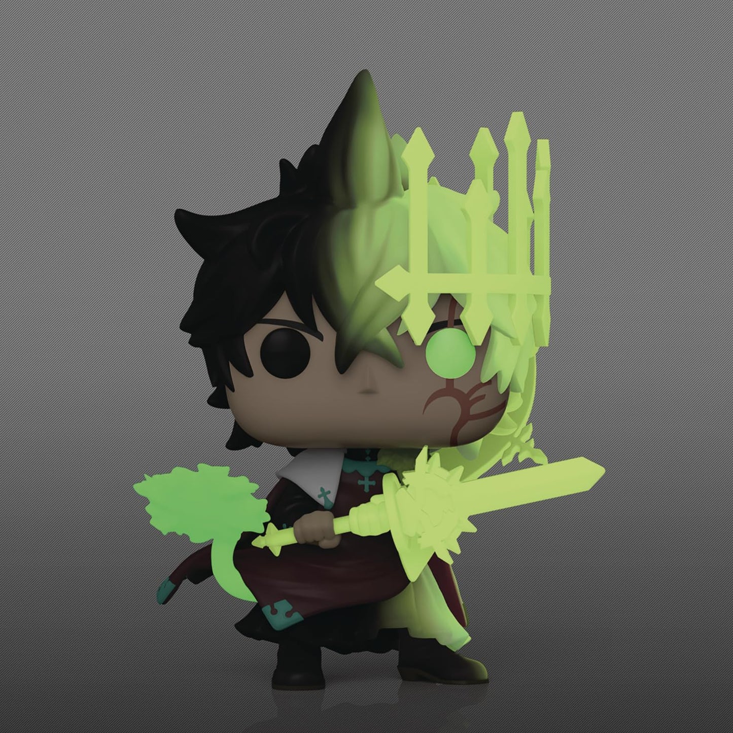 Funko Pop! Animation: Black Clover Yuno Spirit of Zephyr Glow-in-The-Dark PX Vinyl Figure — 4.8-Inch Collectible