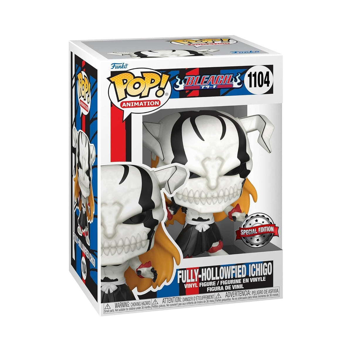 Funko Pop! Animation Bleach: Fully Hollowfied Ichigo (Vasto Lorde) Figure – Entertainment Earth Exclusive