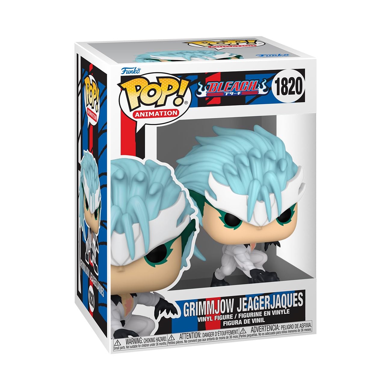 Funko Pop Animation Bleach Grimmjow Jaegerjaquez Glow-in-the-Dark Chase – 3.95-Inch Vinyl Figure