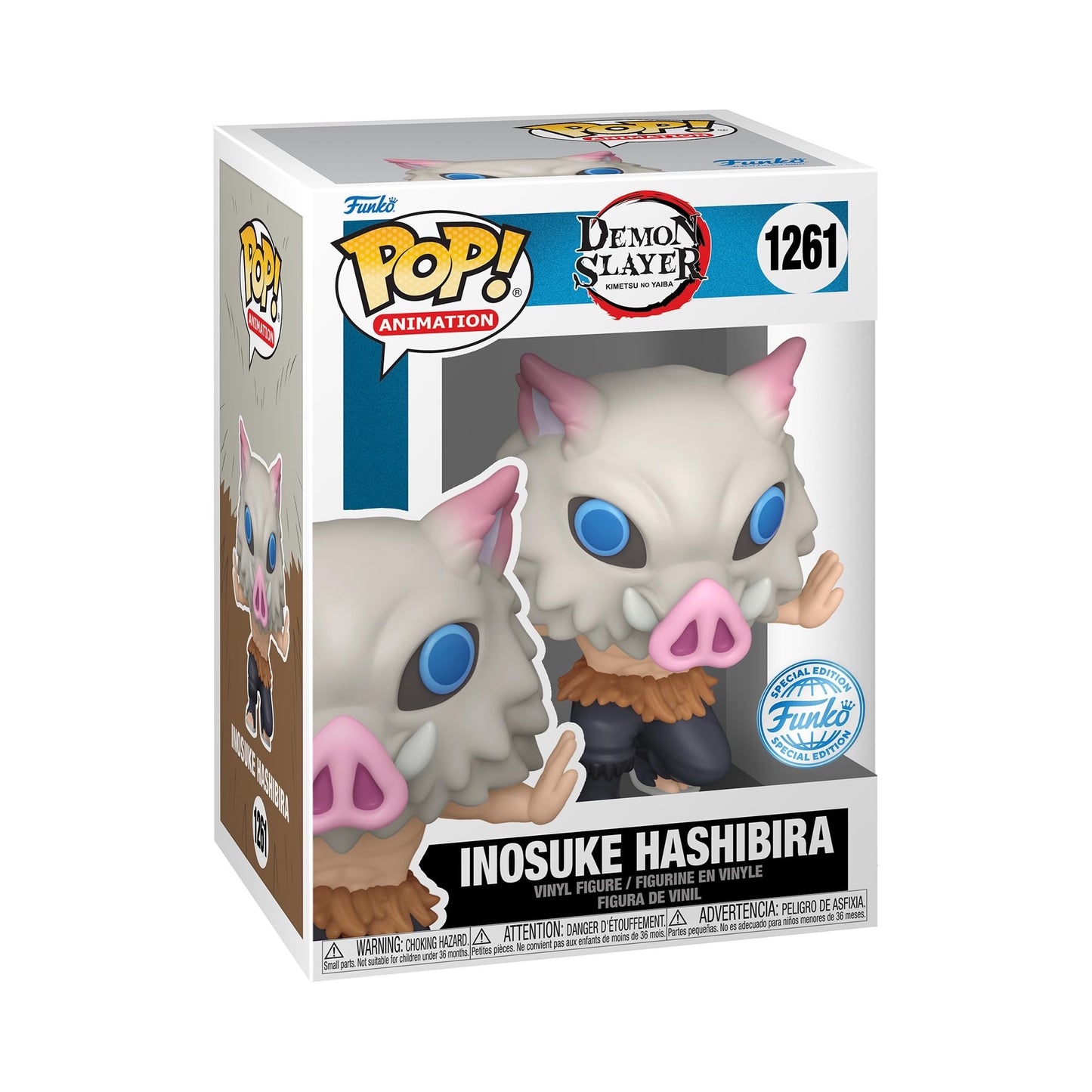 Funko Pop! Animation: Demon Slayer Inosuke 7th Form SE #1261 – Exclusive Multicolor Vinyl Figure