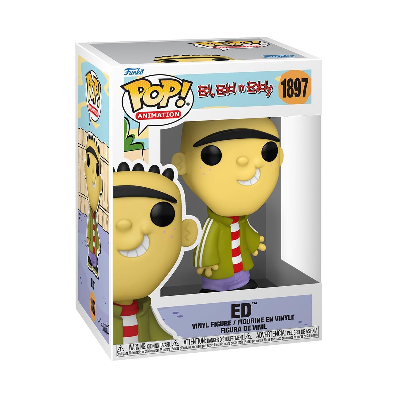 Funko Pop Animation: Ed EDD N Eddy – Ed – 1/6 Chase Odds Collectible Vinyl Figure