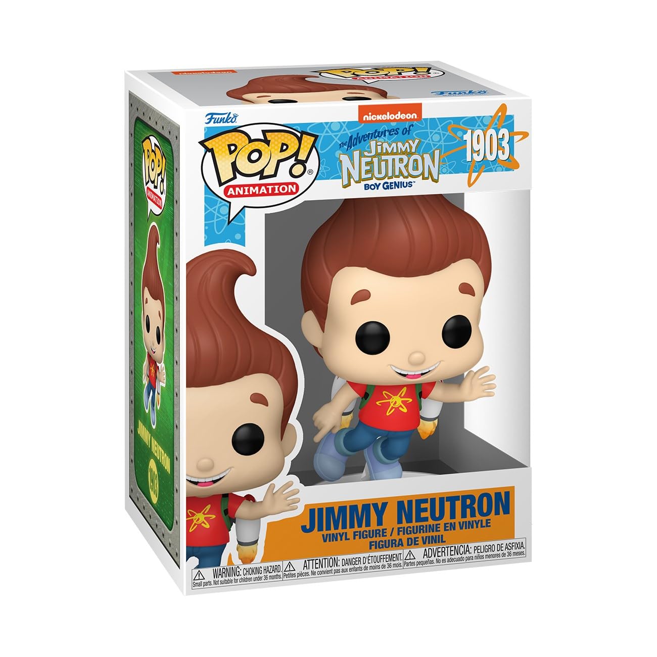 Funko Pop Animation: Jimmy Neutron – Jimmy Vinyl Figure | Official Merchandise