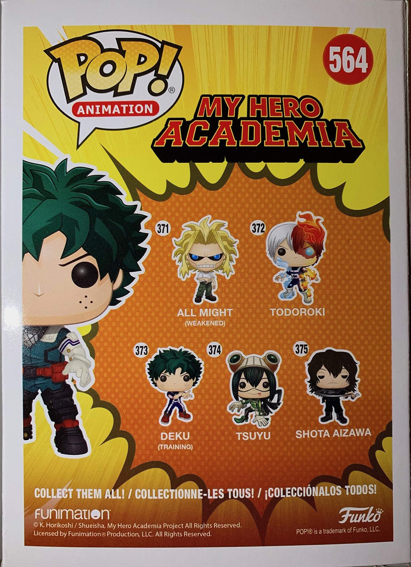 Funko POP! Animation: Deku #564 Exclusive – 3.75-Inch My Hero Academia Figure