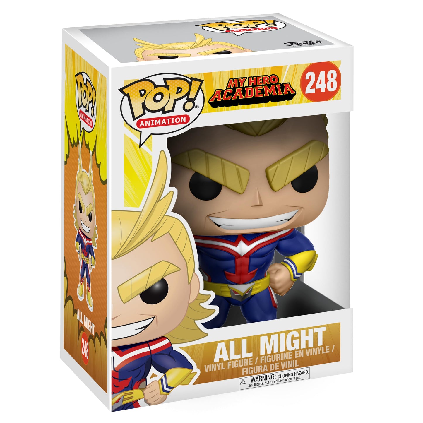 Funko Pop Anime MHA All Might Figure – 3.75-Inch Stylized Vinyl