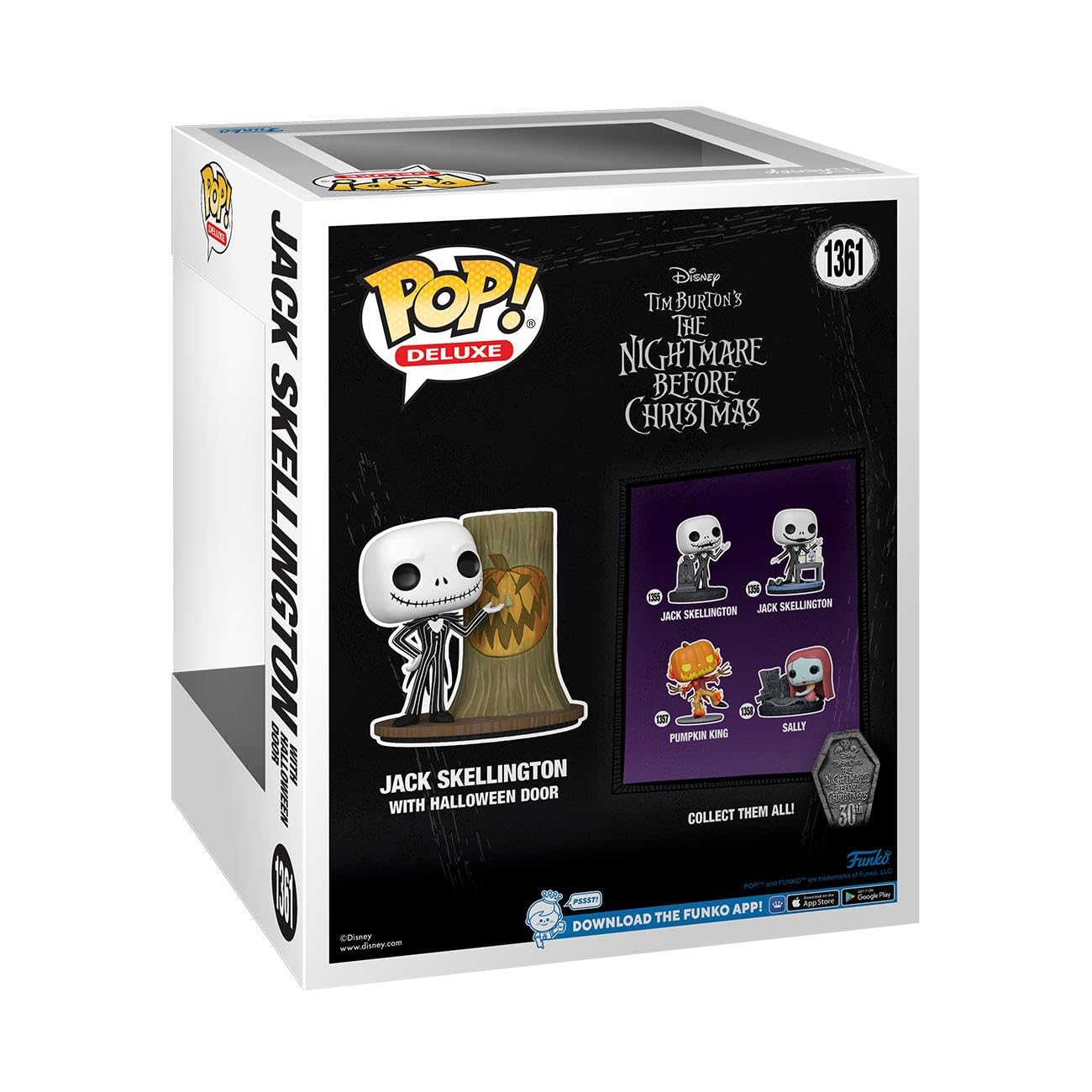 Funko POP! Deluxe Jack Skellington with H.Town Door – Nightmare Before Christmas 30th
