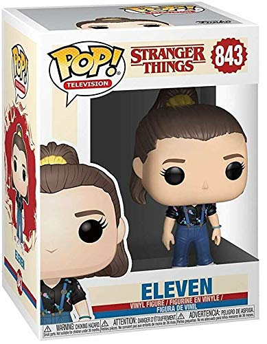 Funko POP Stranger Things Eleven with Suspenders – 3.75 inch Vinyl Figure with Box Protector