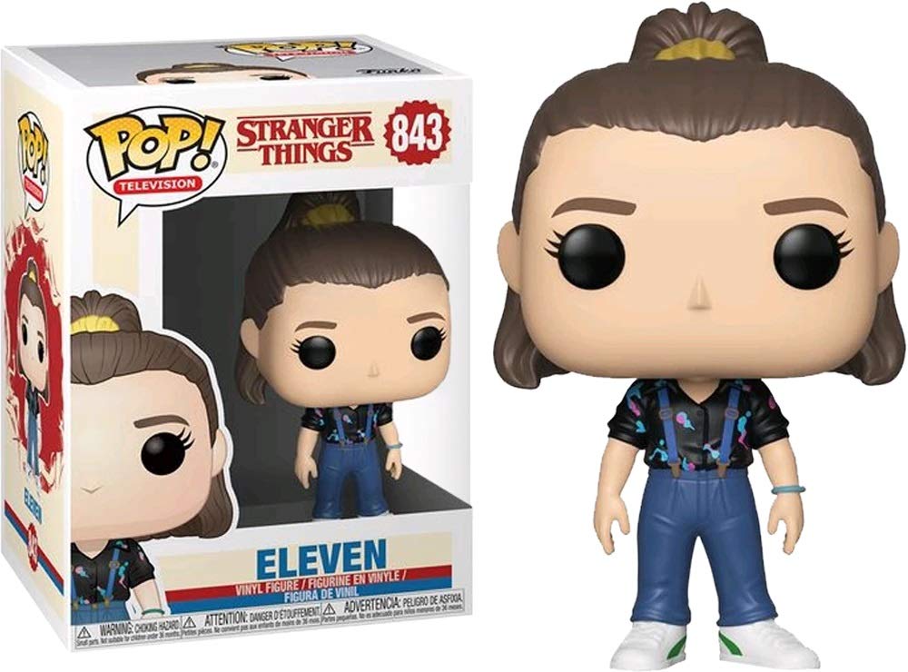 Funko POP Stranger Things Eleven with Suspenders – 3.75 inch Vinyl Figure with Box Protector