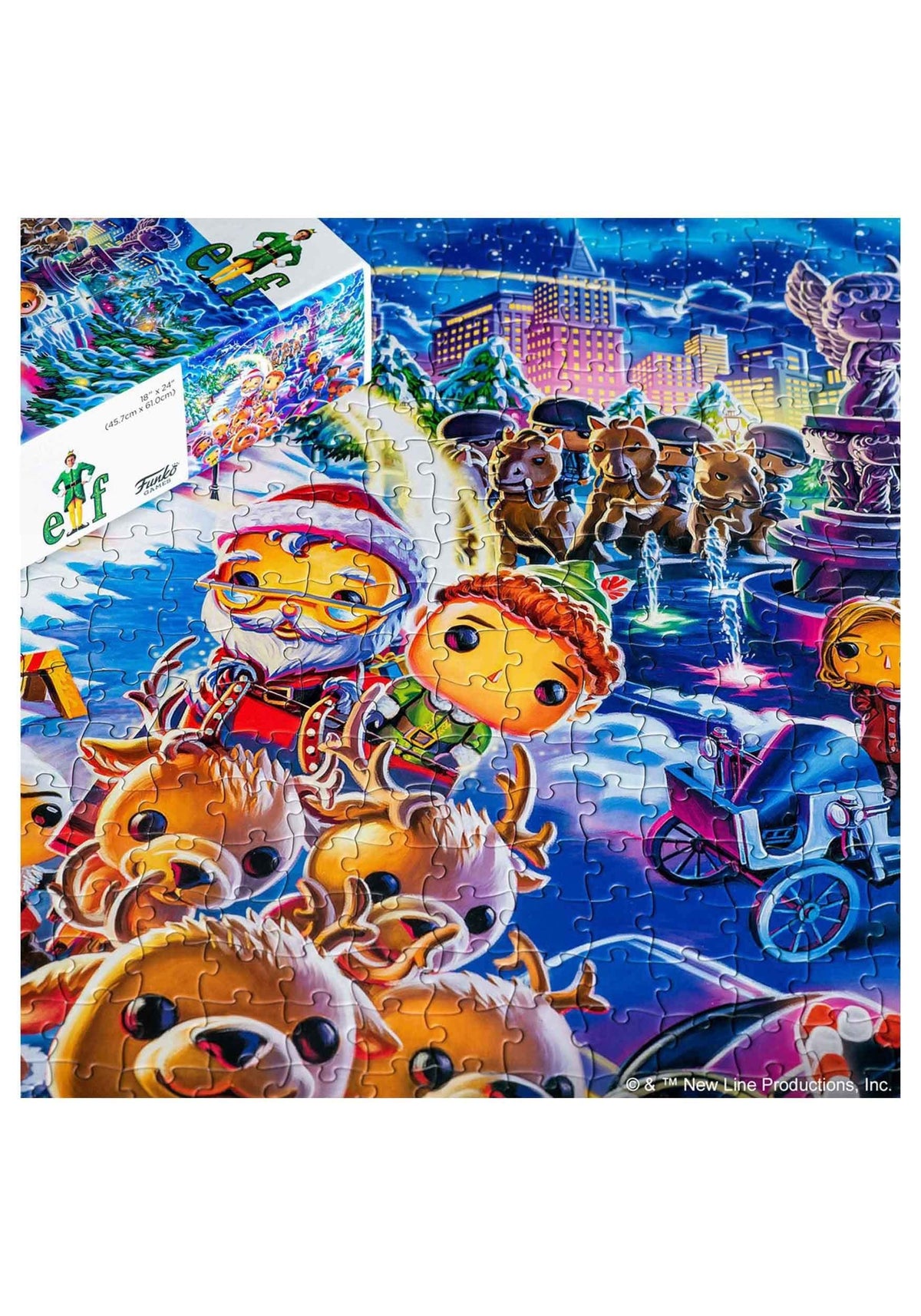 Funko Pop! Puzzle - Elf | 500-Piece Family Puzzle with Vibrant Pop! Artwork