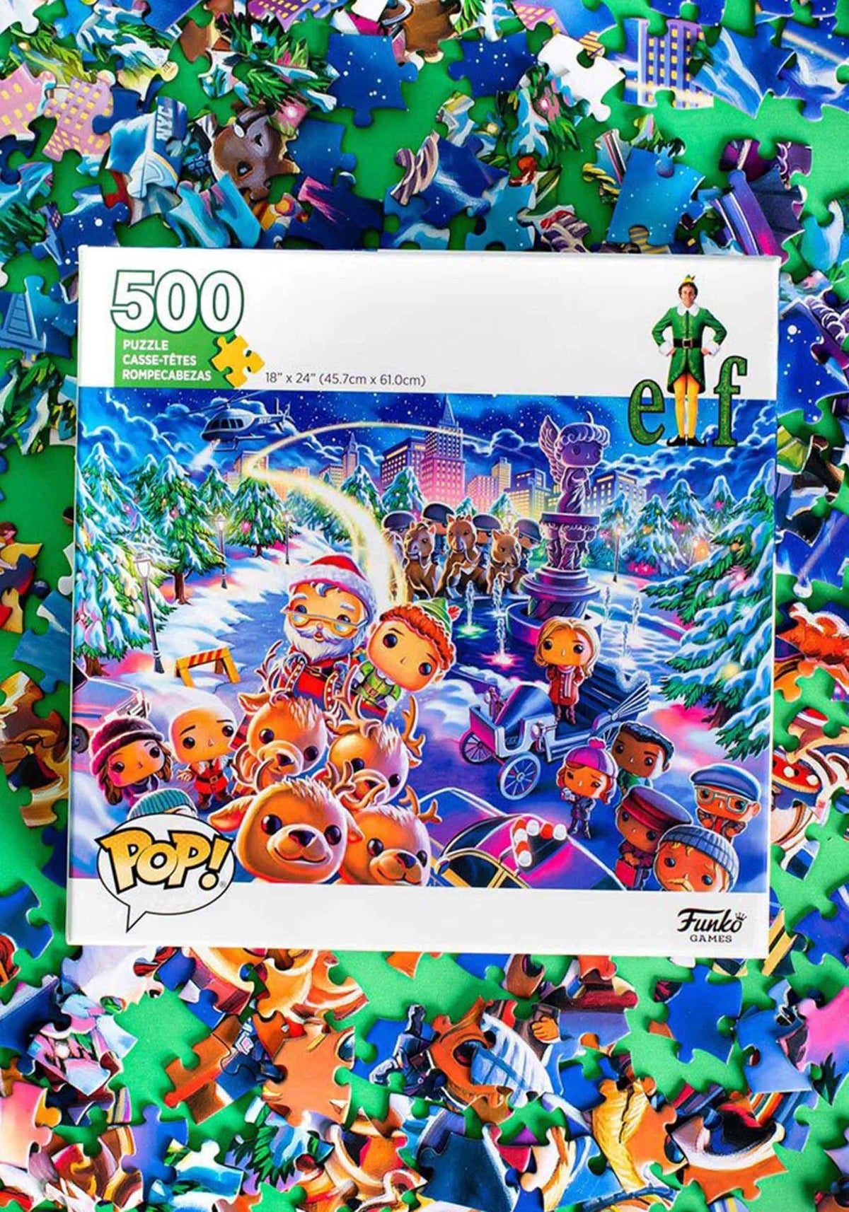 Funko Pop! Puzzle - Elf | 500-Piece Family Puzzle with Vibrant Pop! Artwork