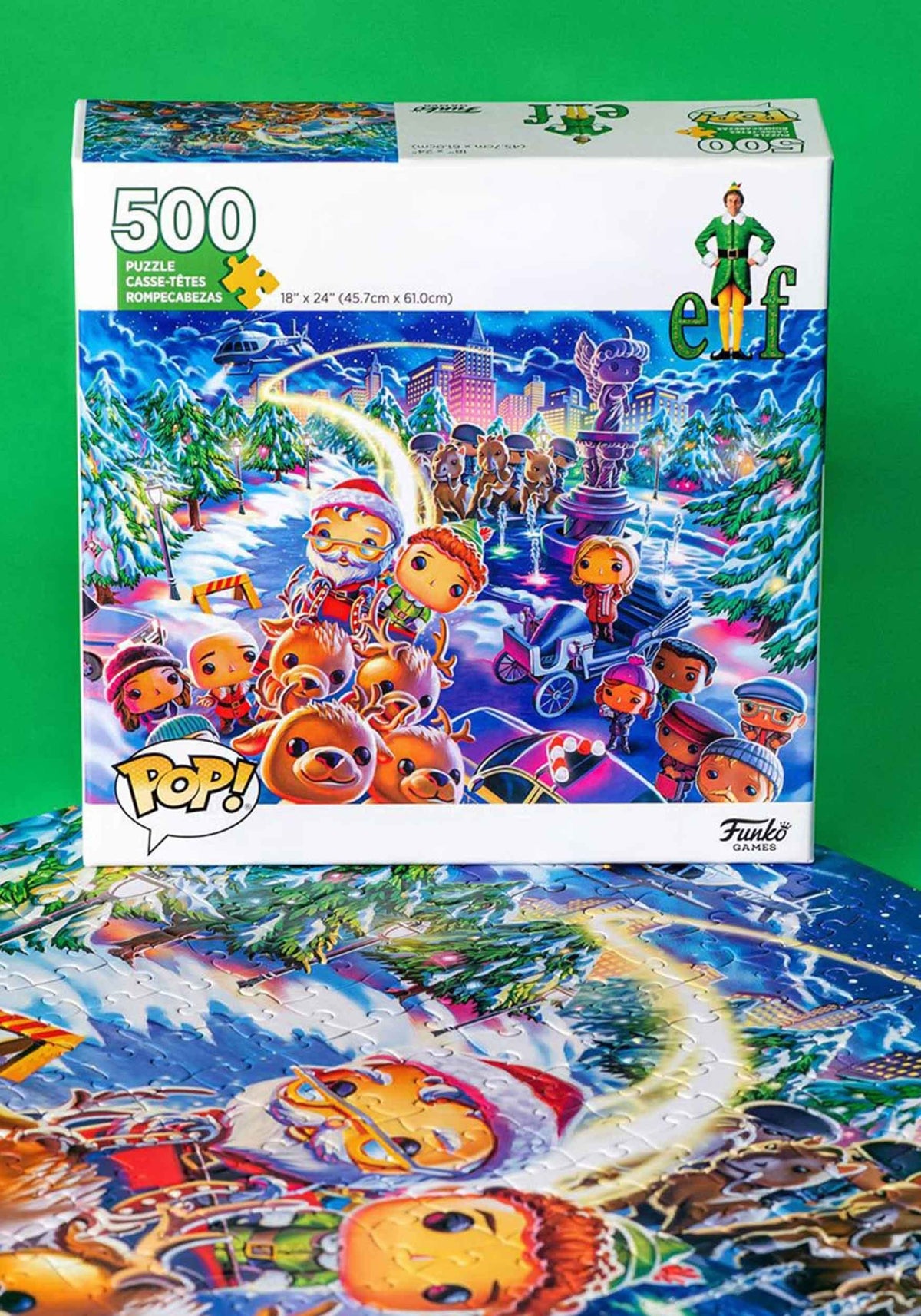 Funko Pop! Puzzle - Elf | 500-Piece Family Puzzle with Vibrant Pop! Artwork