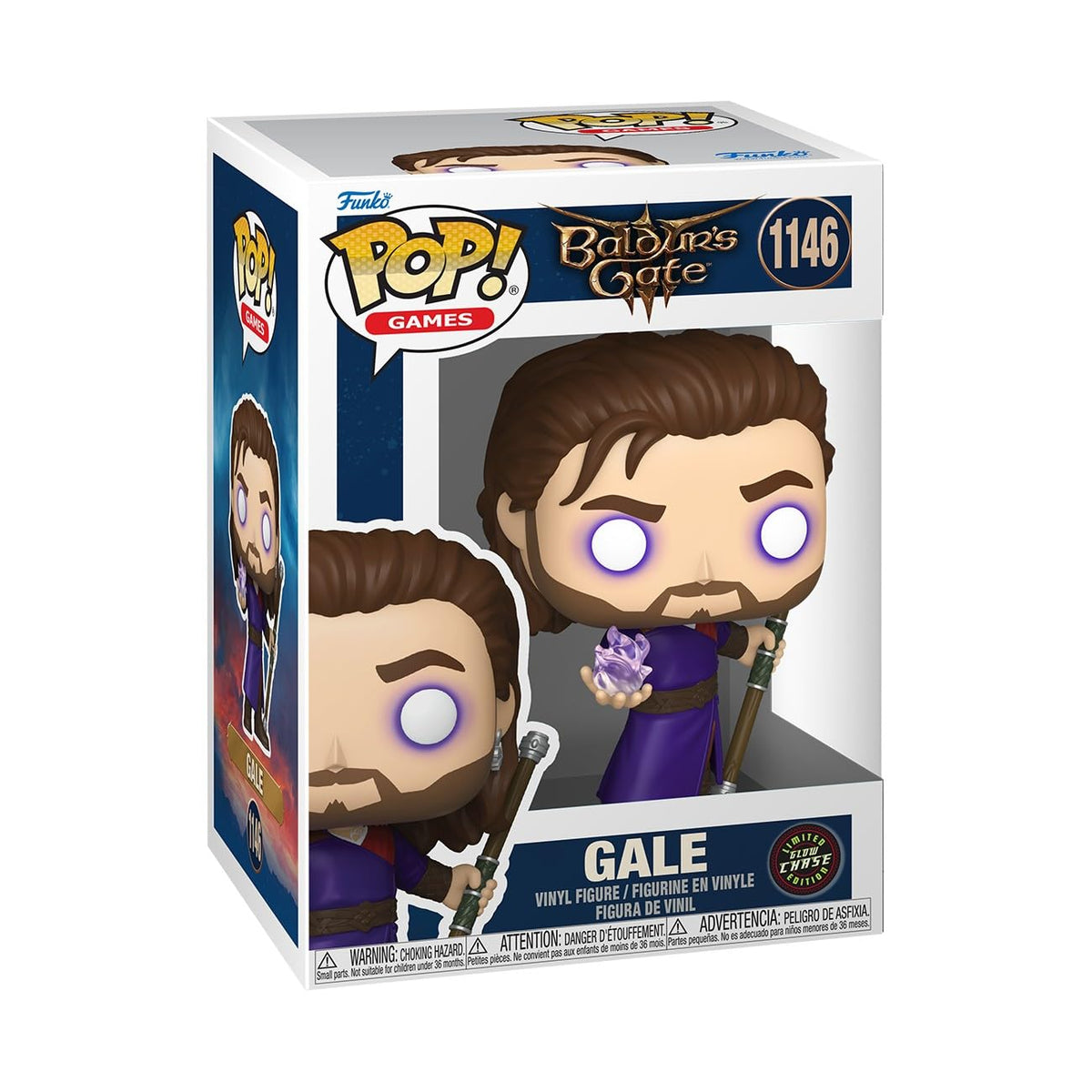 Funko Pop! Games: Baldur's Gate 3 Gale – 1/6 Odds for Rare Glow Chase – Collectible Vinyl Figure