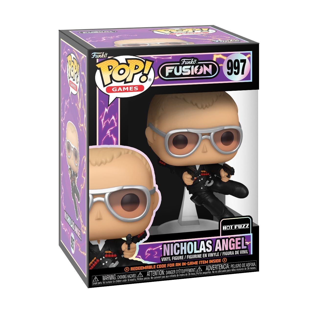 Funko POP! Games Fusion Nicholas Angel – Hot Fuzz Vinyl Figure